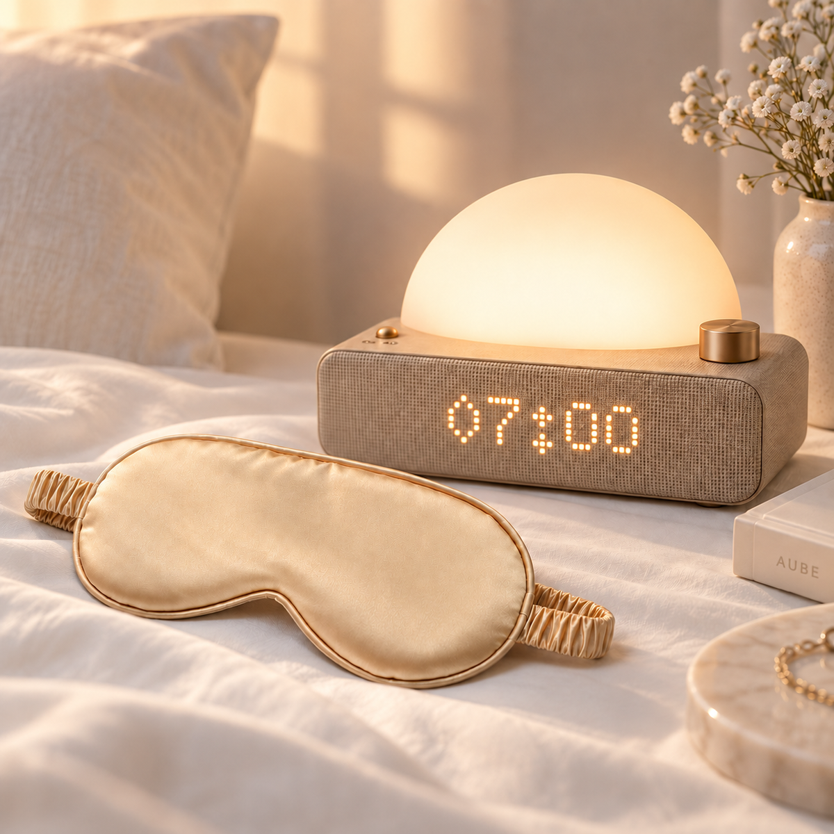 Masque de sommeil en soie